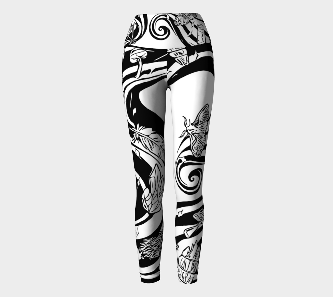 "Witchy Things" -  swirl leggings preview