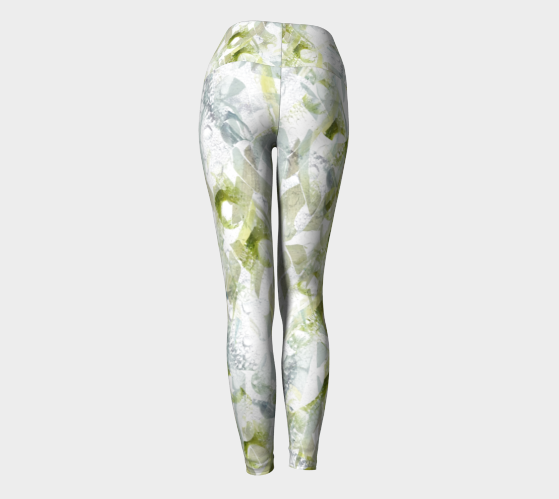 Spring Equinox 1 Yoga Leggings by Laura Davis Art Studio preview #4