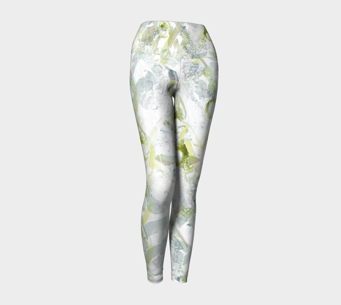 Spring Equinox 1 Yoga Leggings by Laura Davis Art Studio preview #1