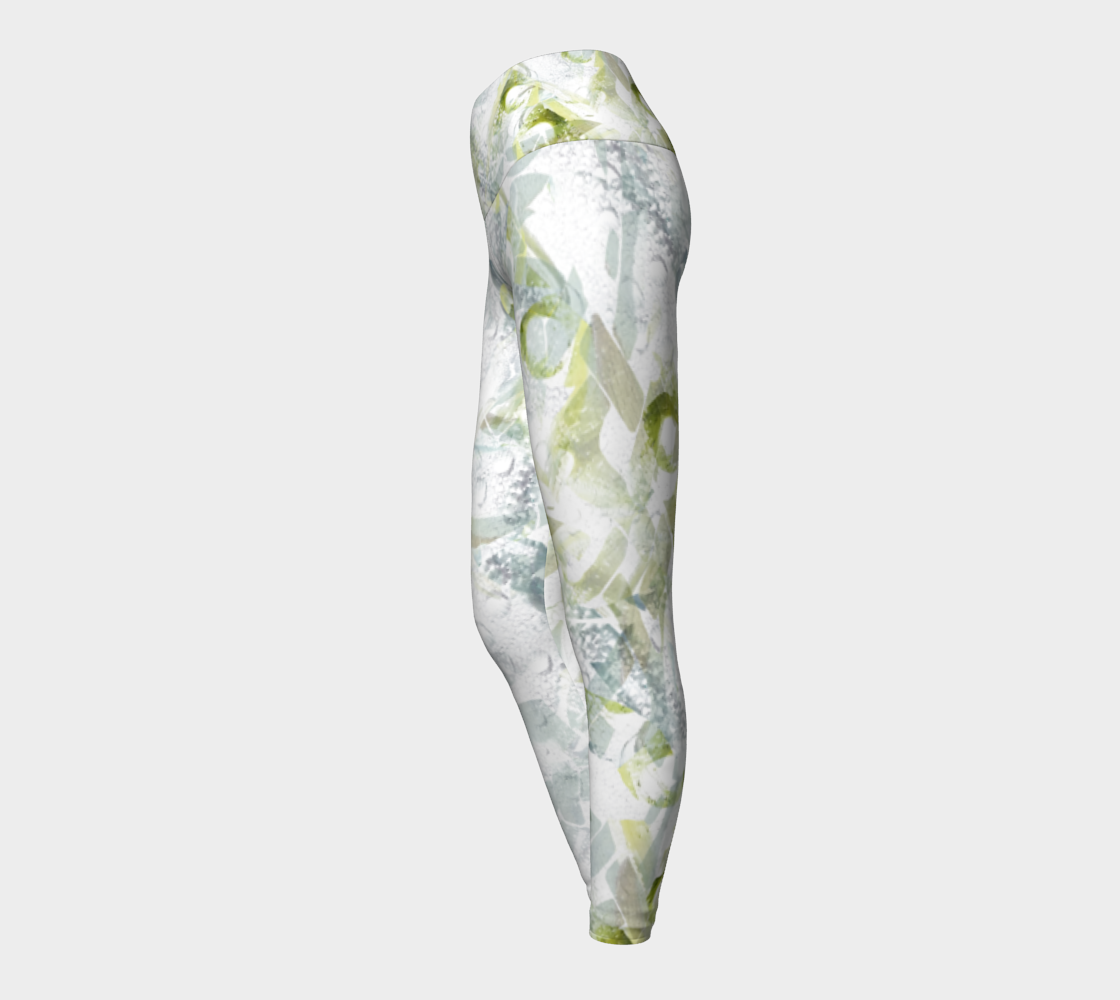 Spring Equinox 1 Yoga Leggings by Laura Davis Art Studio preview #3