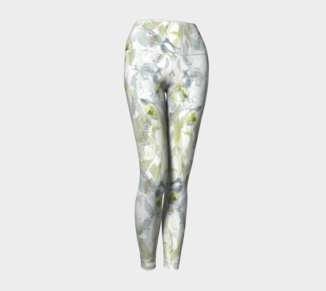 Spring Equinox 2 Yoga Leggings by Laura Davis Art Studio preview #1