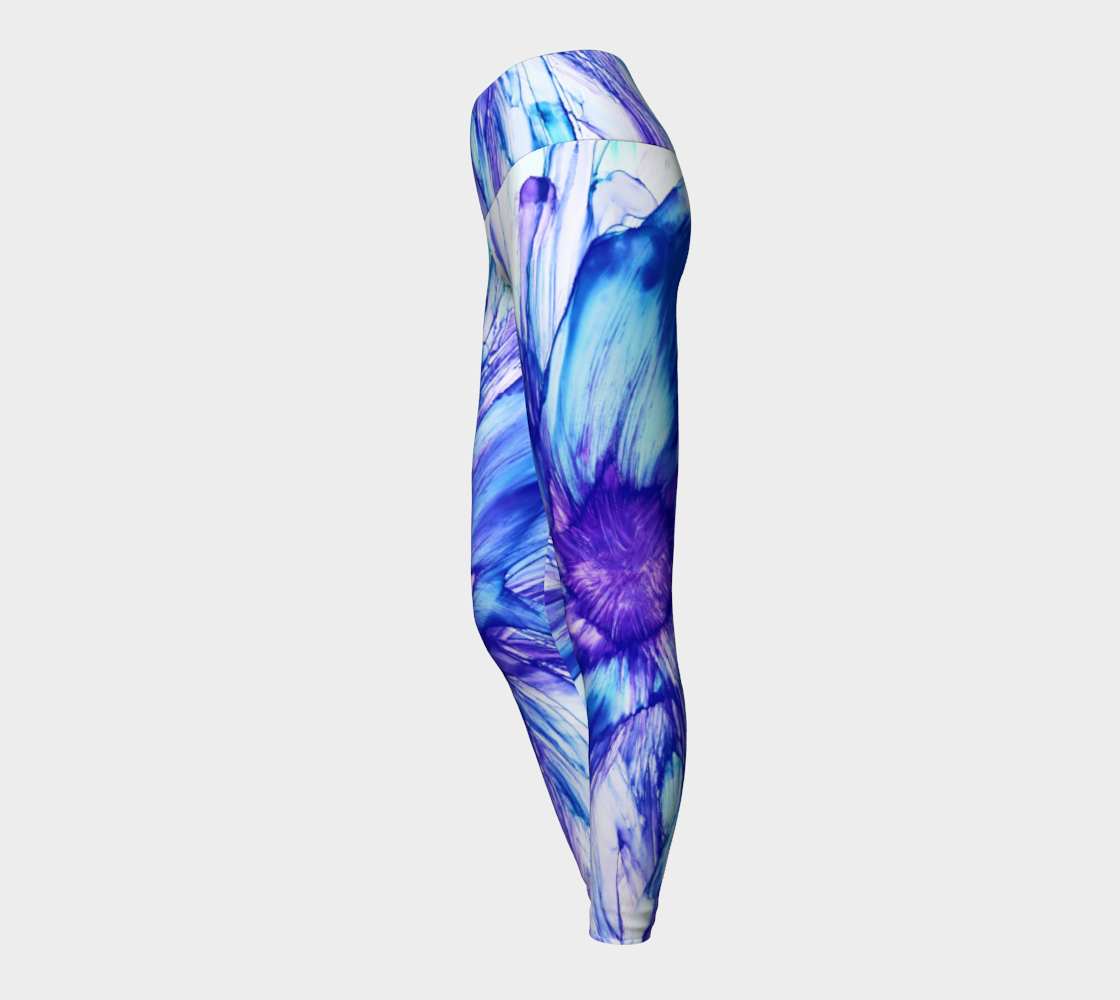 Abstract Blue Daisy preview #3