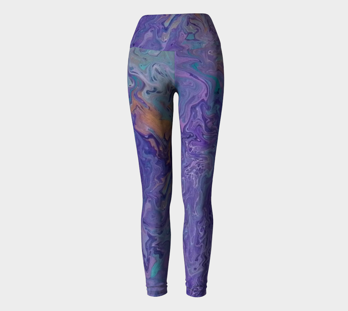 Aperçu de Lilac Ocean II Yoga Leggings