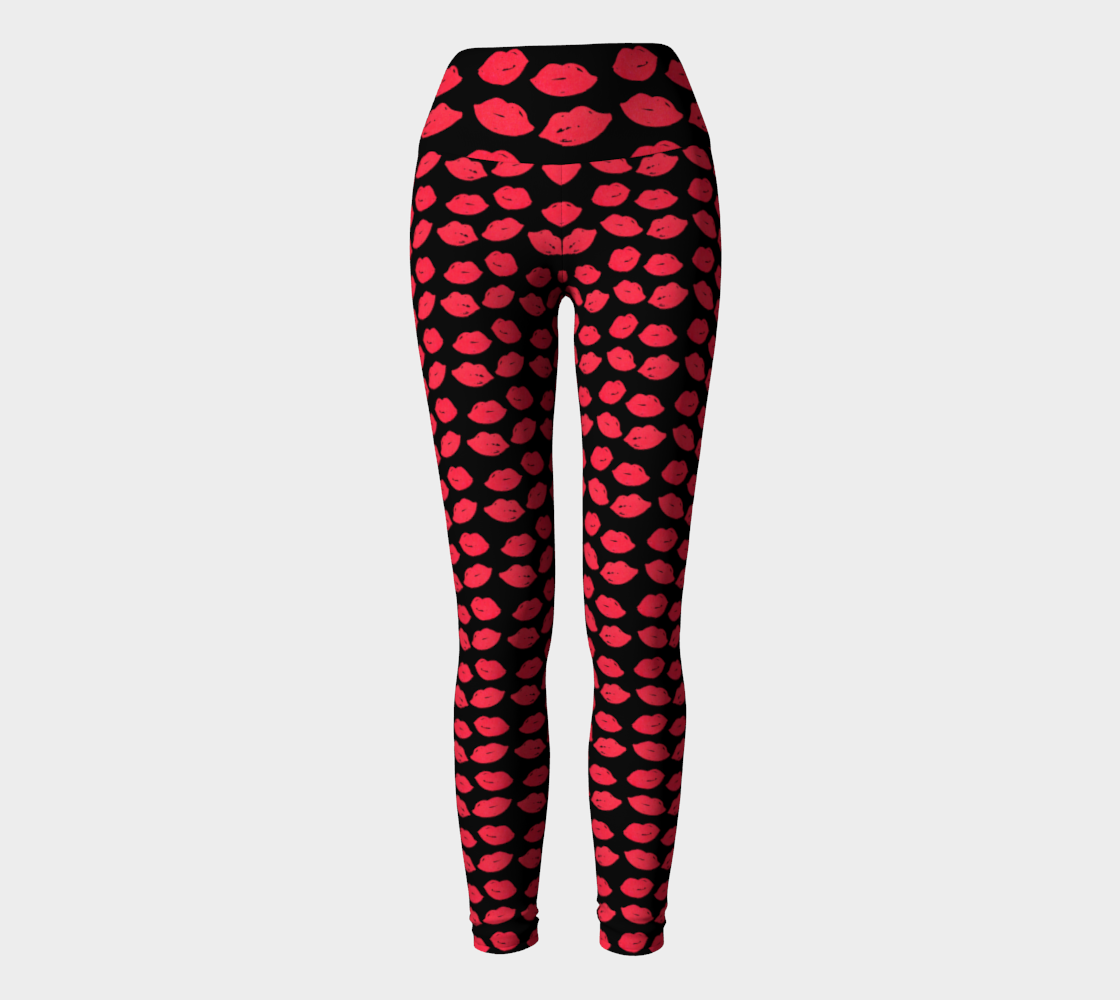 Lips Yoga Leggings preview #2