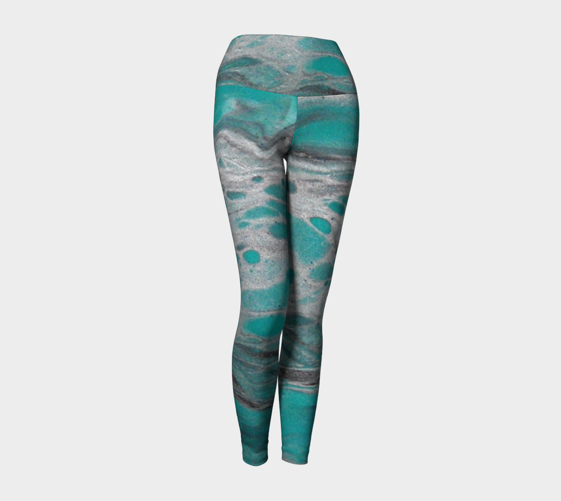 Aperçu de Turquoise Summit Yoga Leggings #1