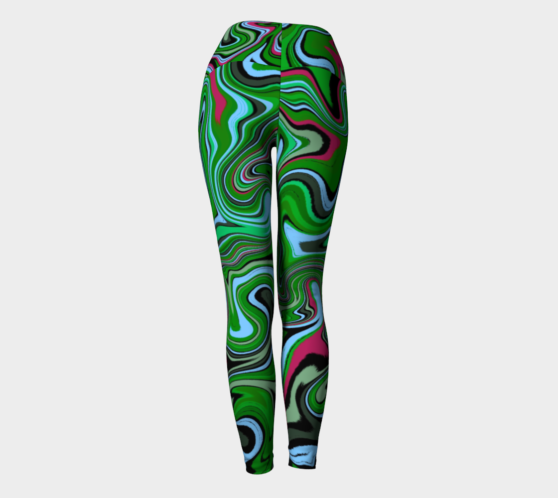 Storm Damage Yoga Leggings preview #4