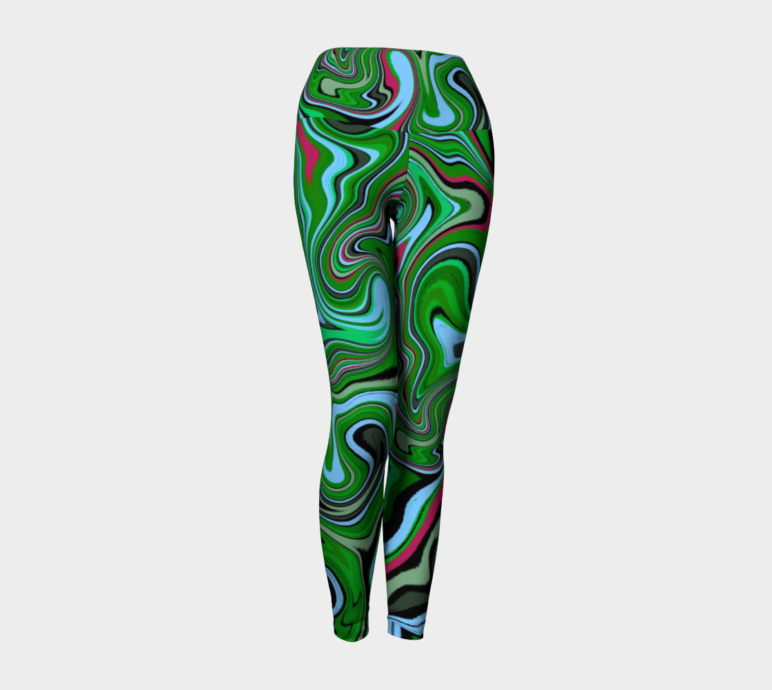 Storm Damage Yoga Leggings preview #1