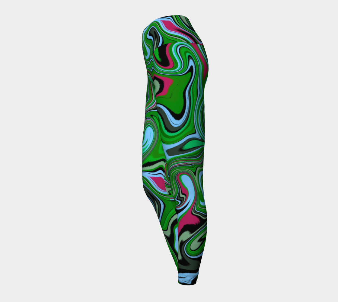 Storm Damage Yoga Leggings preview #3