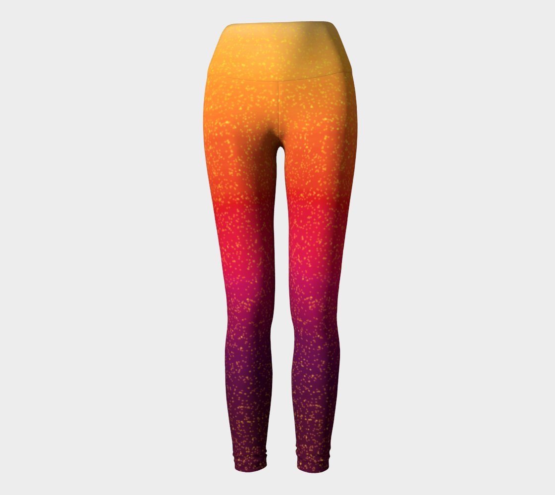 Fireflies at Afternoon Yoga Leggings  preview