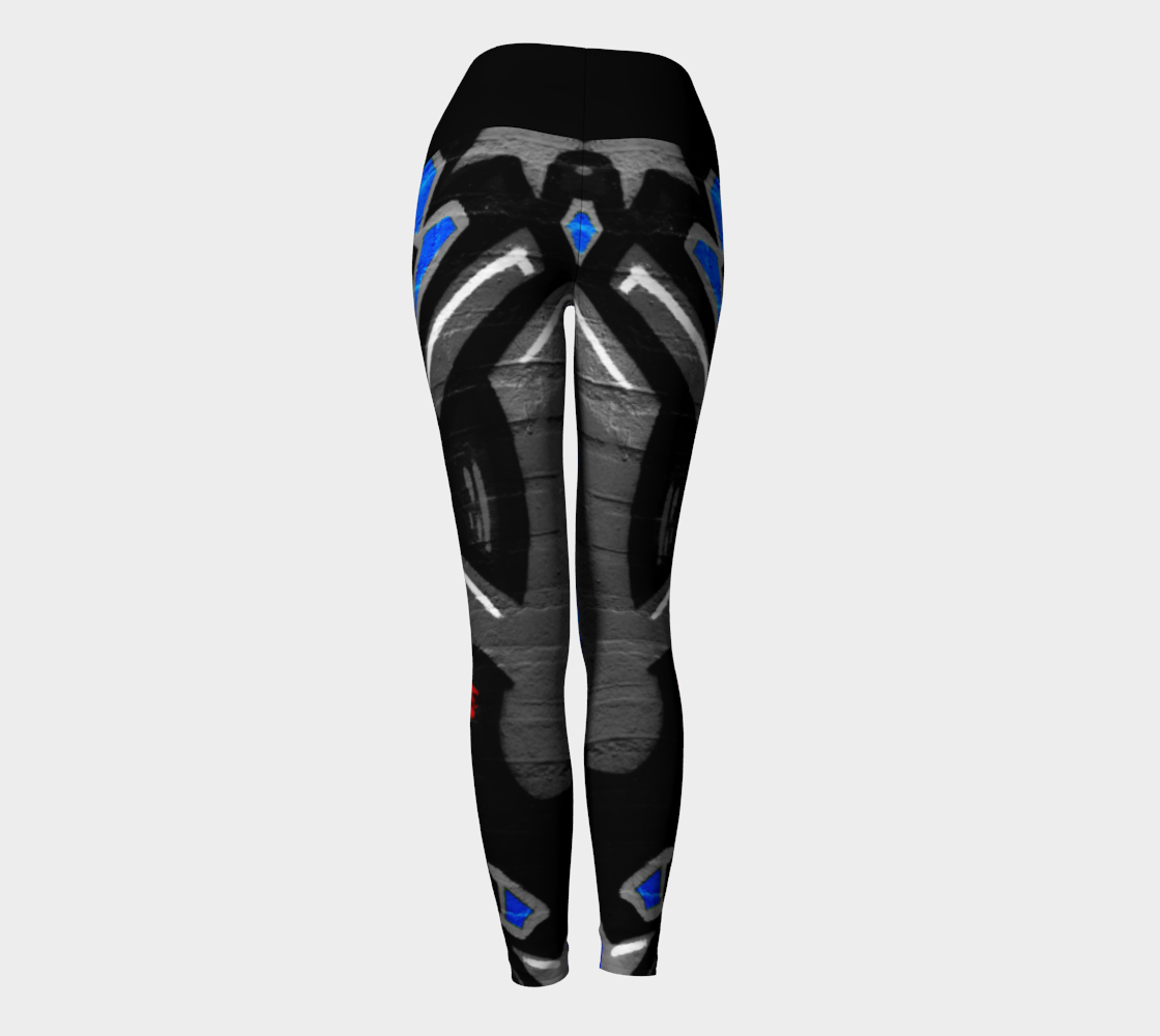Graffiti 3 Yoga Leggings preview #4