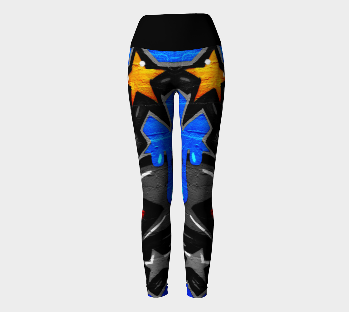 Graffiti 3 Yoga Leggings preview #2