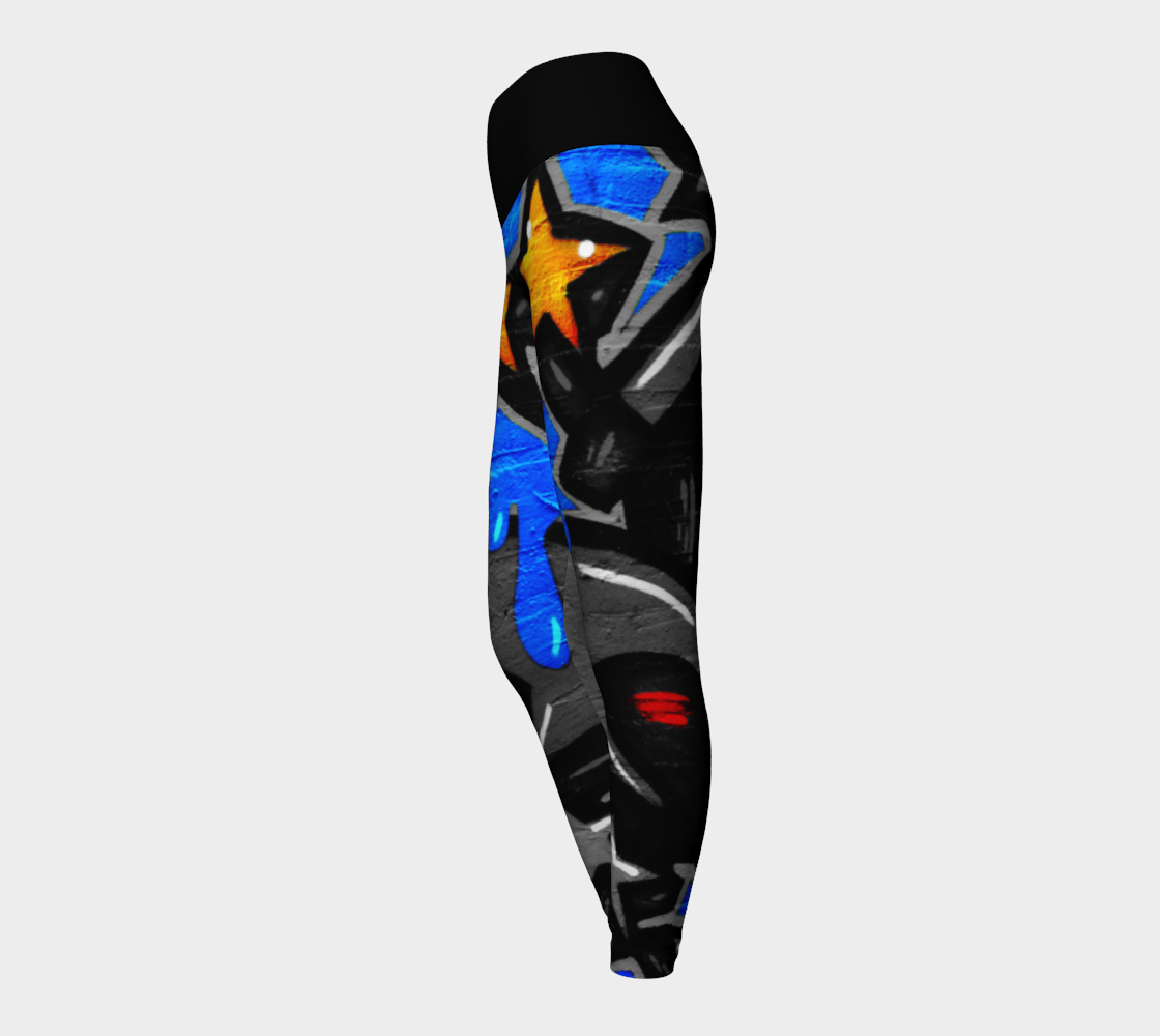 Graffiti 3 Yoga Leggings preview #3