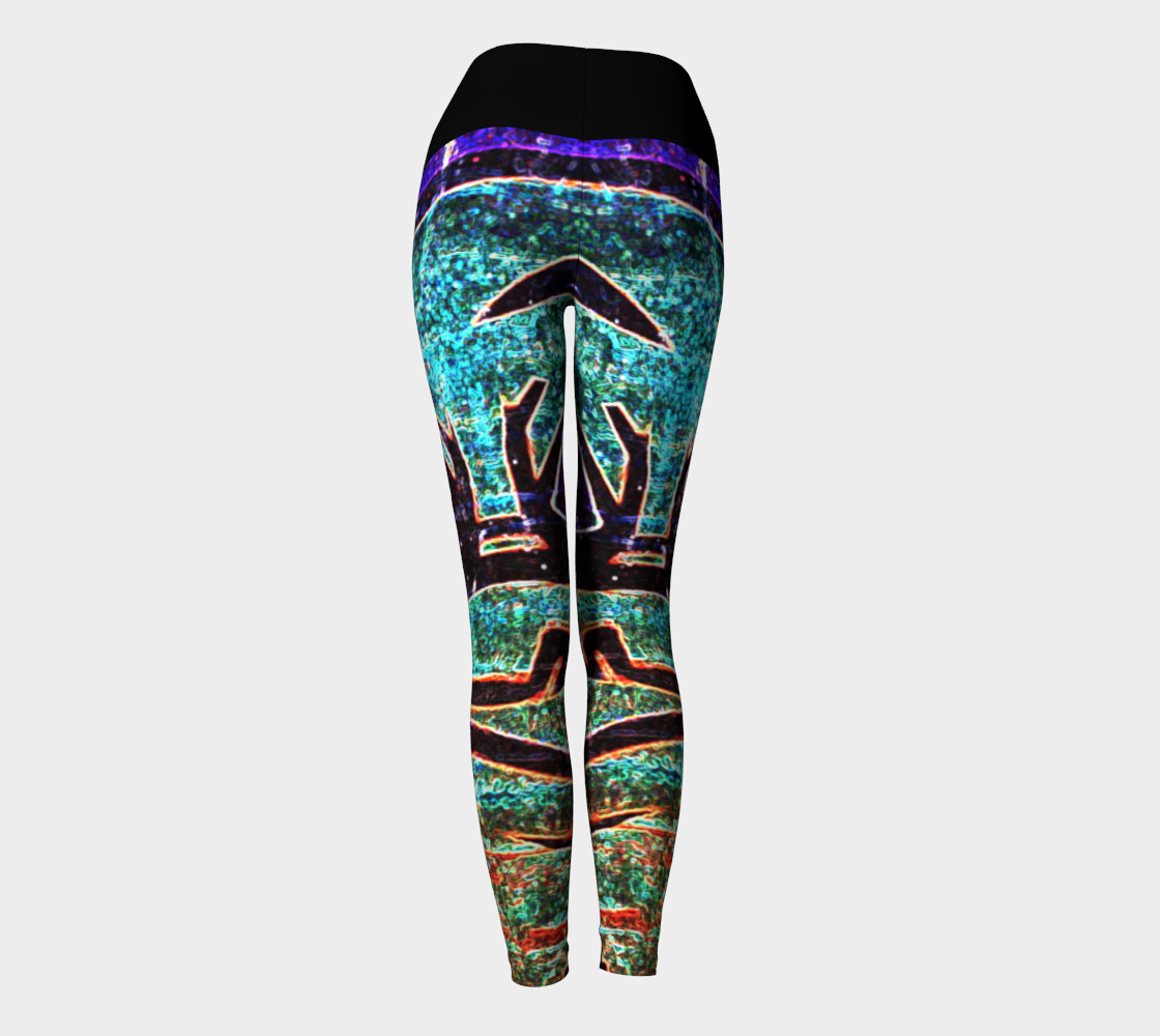 Graffiti 7 Yoga Leggings preview #4