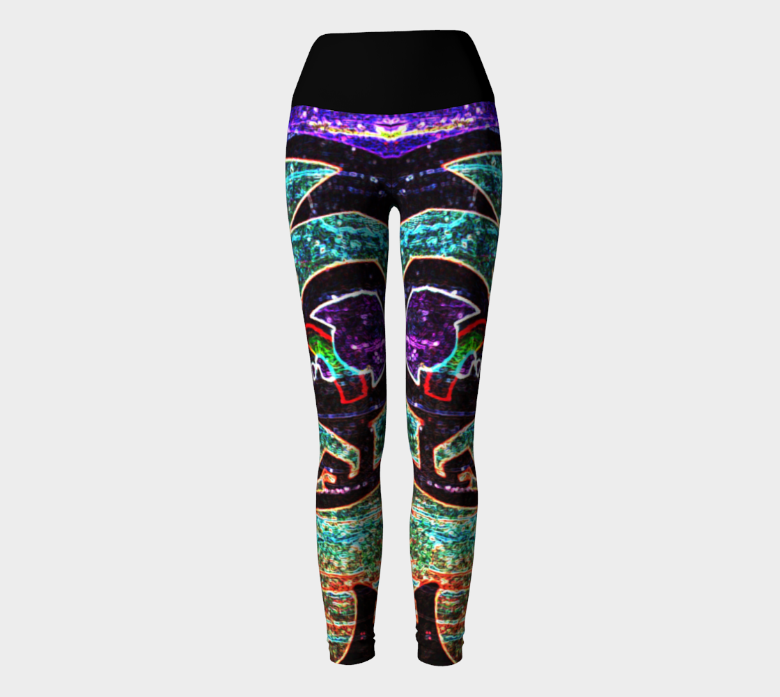 Graffiti 7 Yoga Leggings preview #2