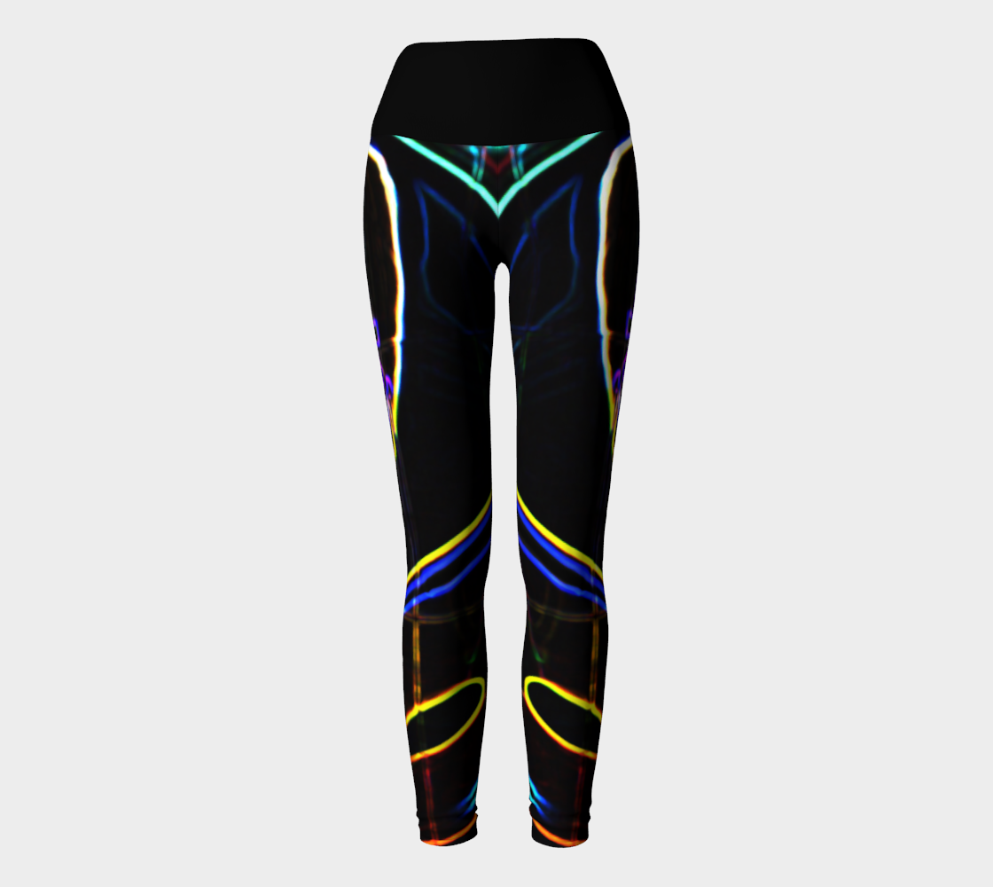 Graffiti 10 Yoga Leggings preview #2