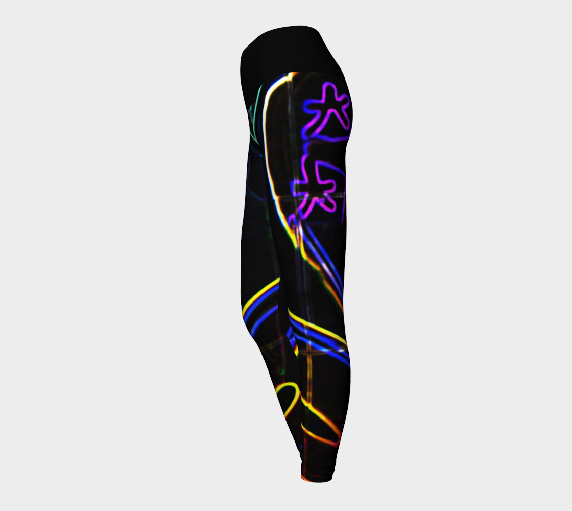 Graffiti 10 Yoga Leggings preview #3