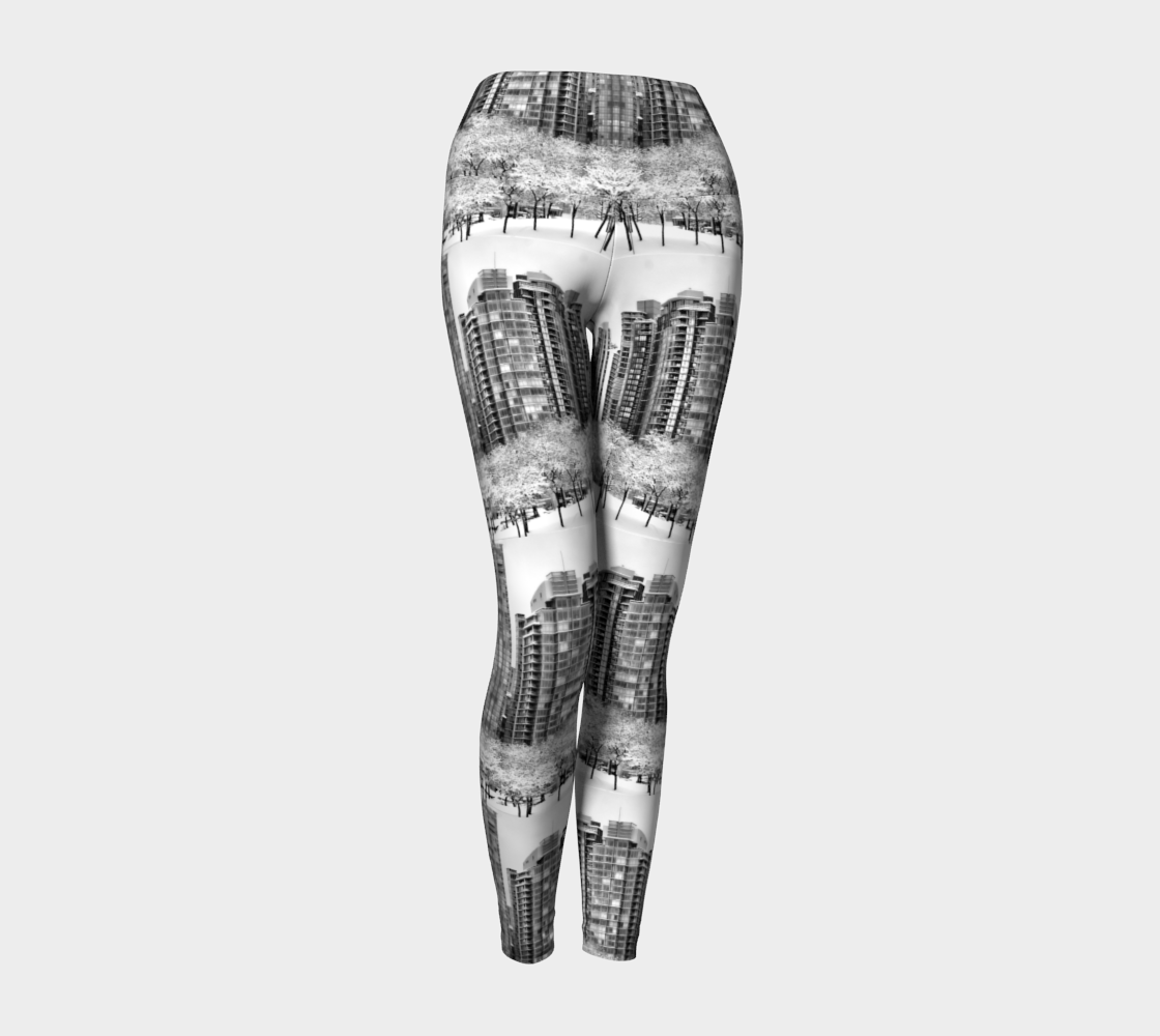 Snow In The City Yoga Leggings preview #1