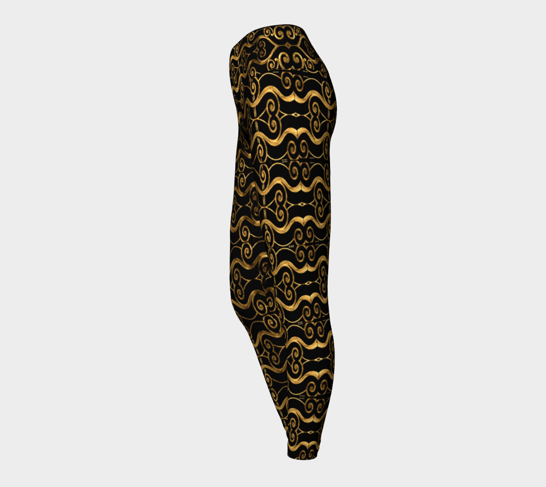 Aperçu de Luxury Golden Oriental Ornate Pattern #3