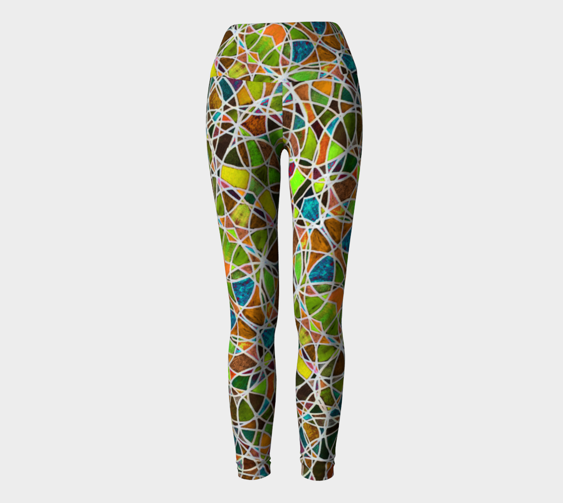 Forest Circle Yoga Leggings preview