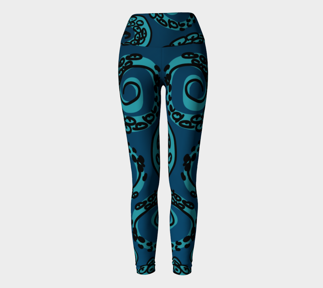 Aperçu de Tentacles from The Deep - Yoga Leggings