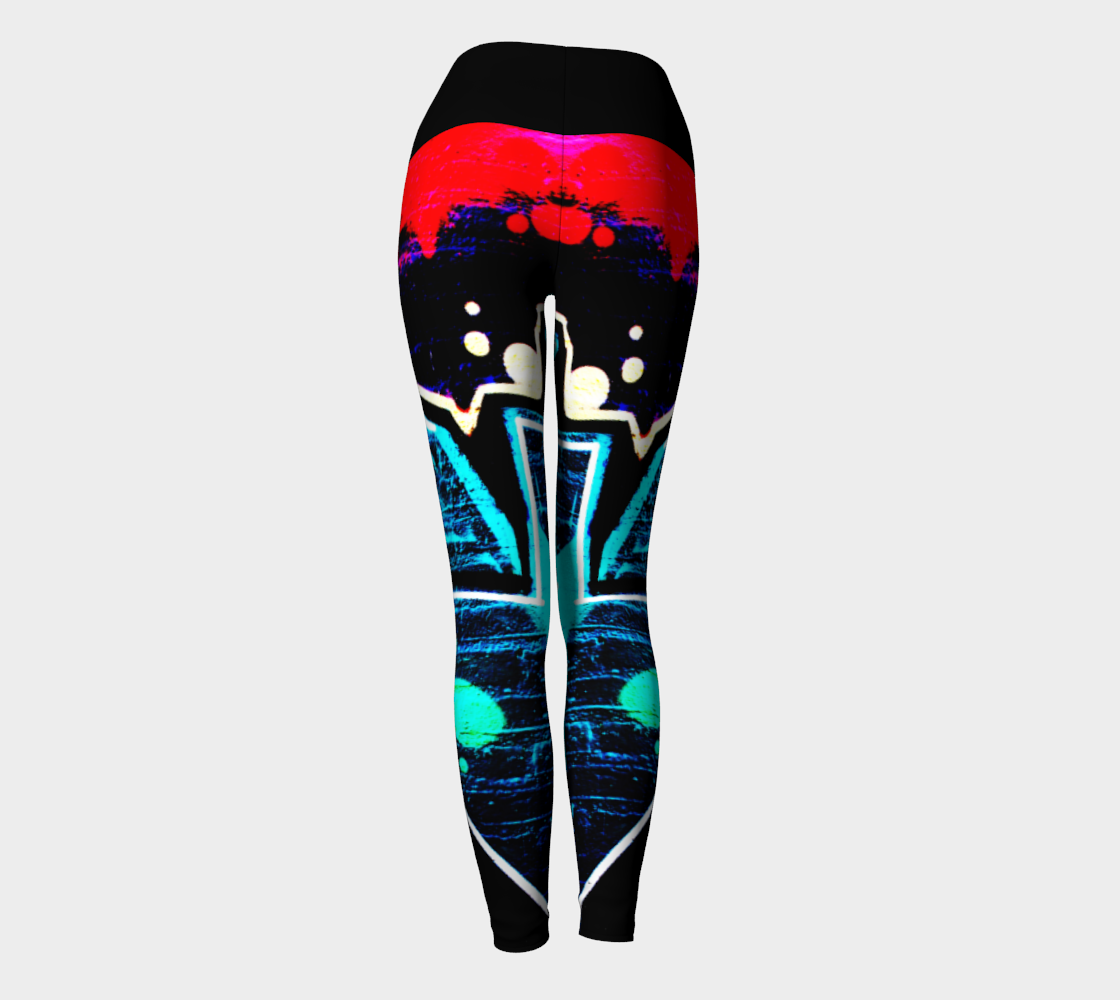 Graffiti 14 Yoga Leggings preview #4