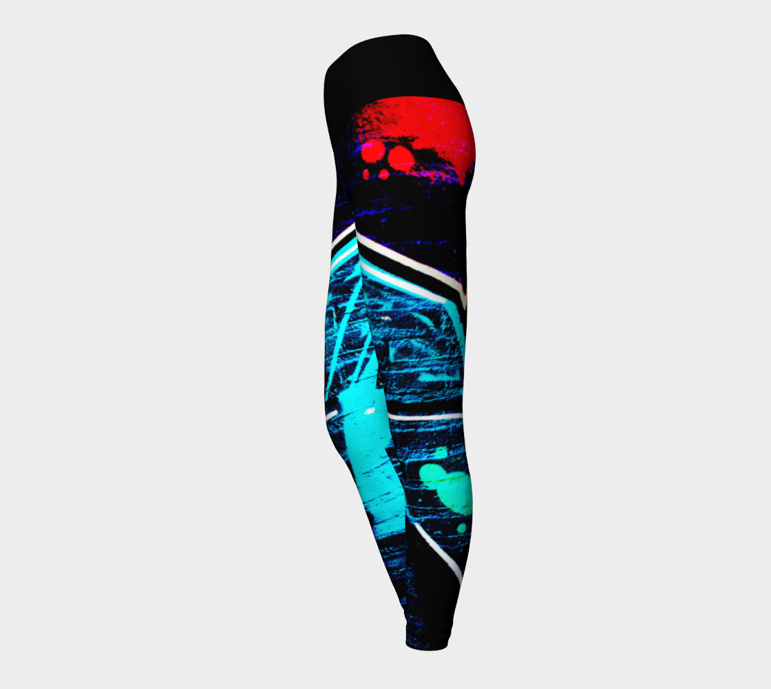 Graffiti 14 Yoga Leggings preview #3