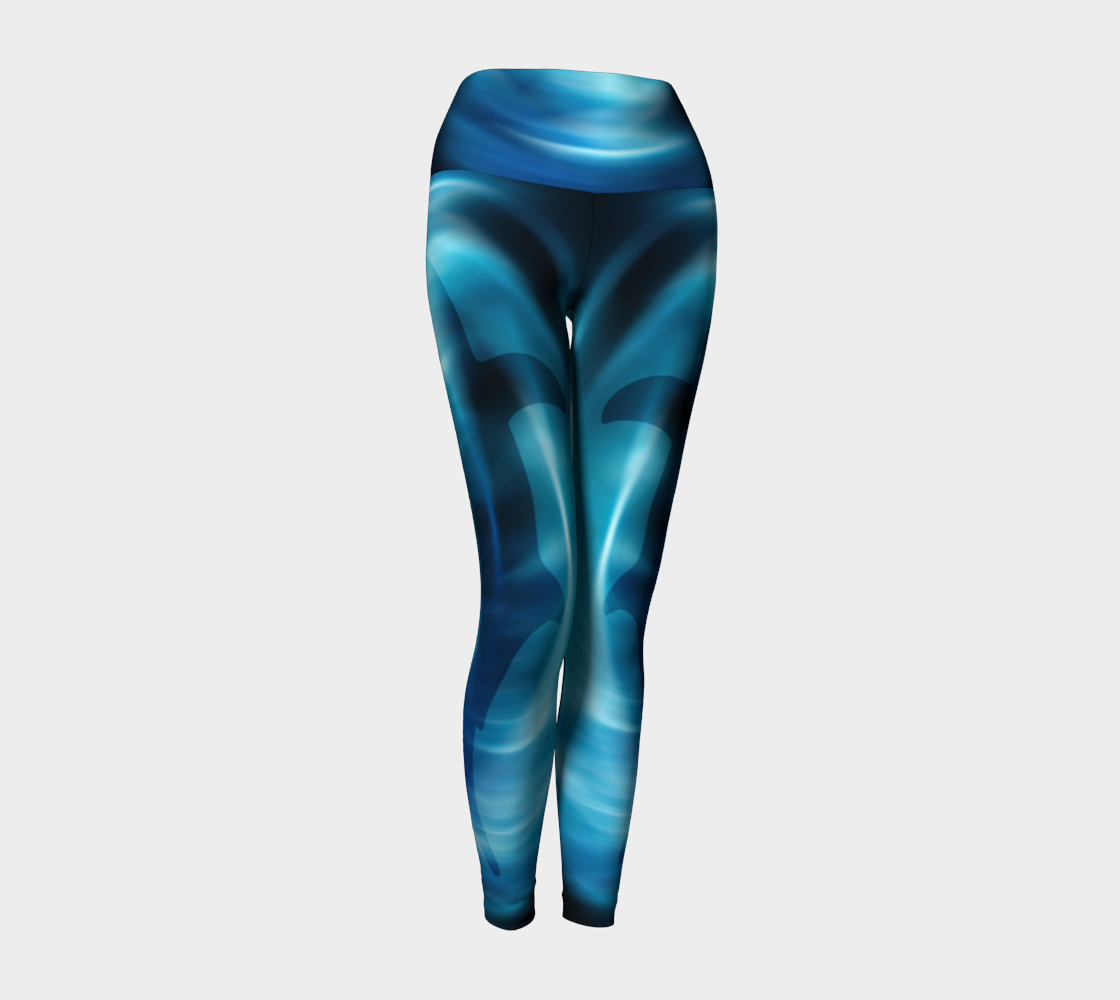 Quantum Shark Yoga Pants 3D preview