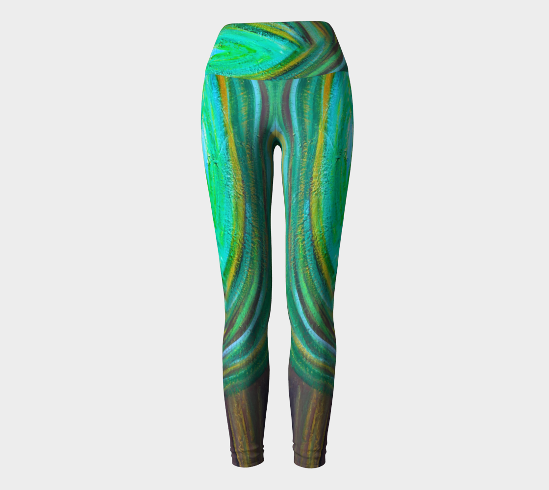 Yoga Leggings Palm Tree Heart Collection preview