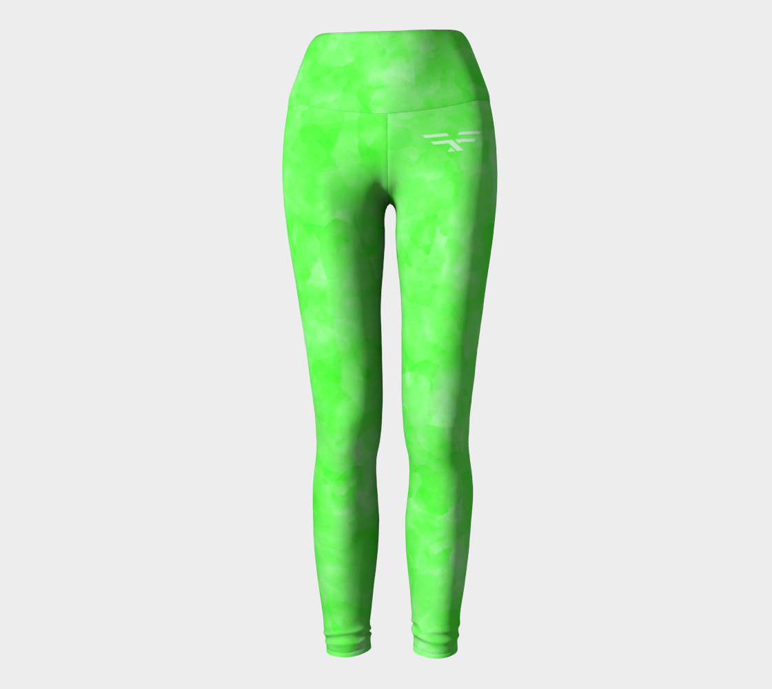 Soft Lime Green Fitness Fashion Yoga Leggings preview