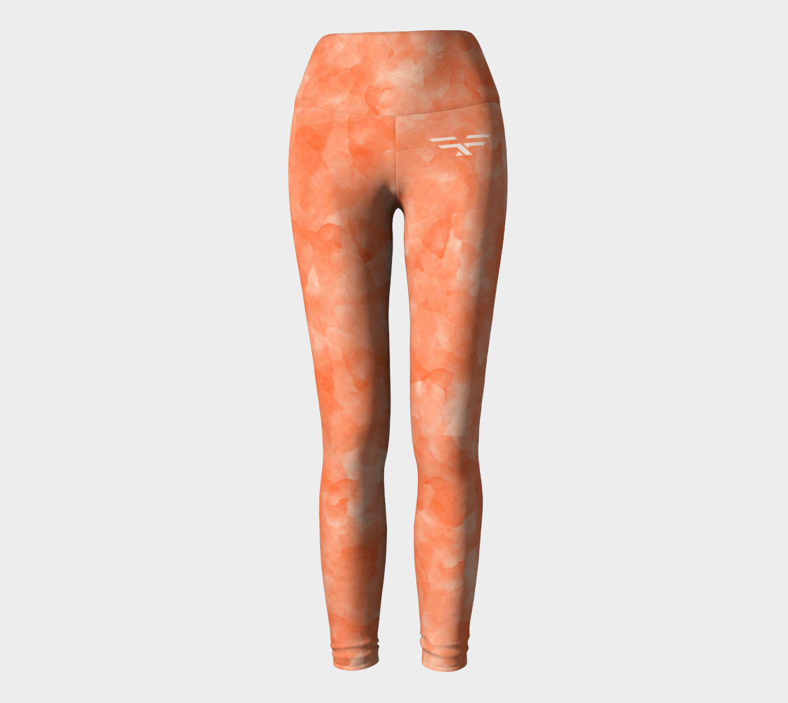 Soft Orange Fitness Fashion Yoga Leggings preview
