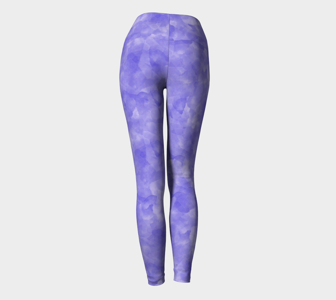 Soft Purple Fitness Fashion Yoga Leggings preview #4