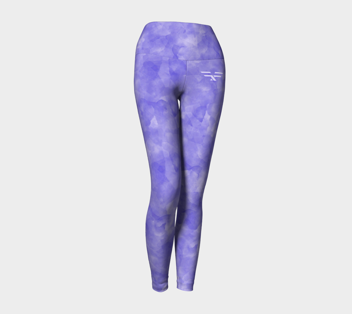 Soft Purple Fitness Fashion Yoga Leggings preview #1