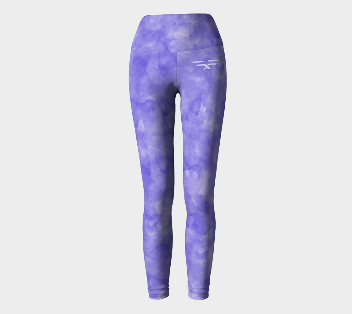Soft Purple Fitness Fashion Yoga Leggings thumbnail #3