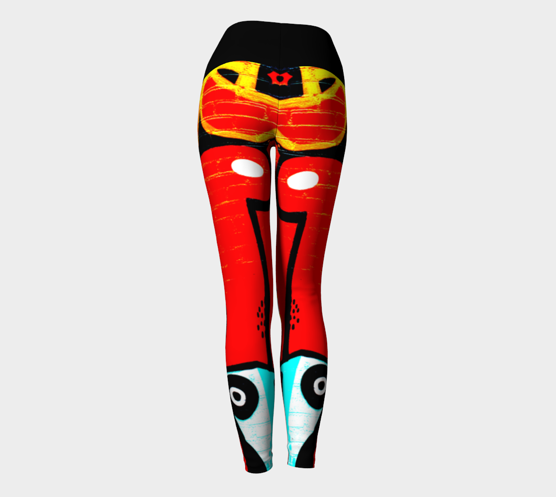 Graffiti 19 Yoga Leggings preview #4