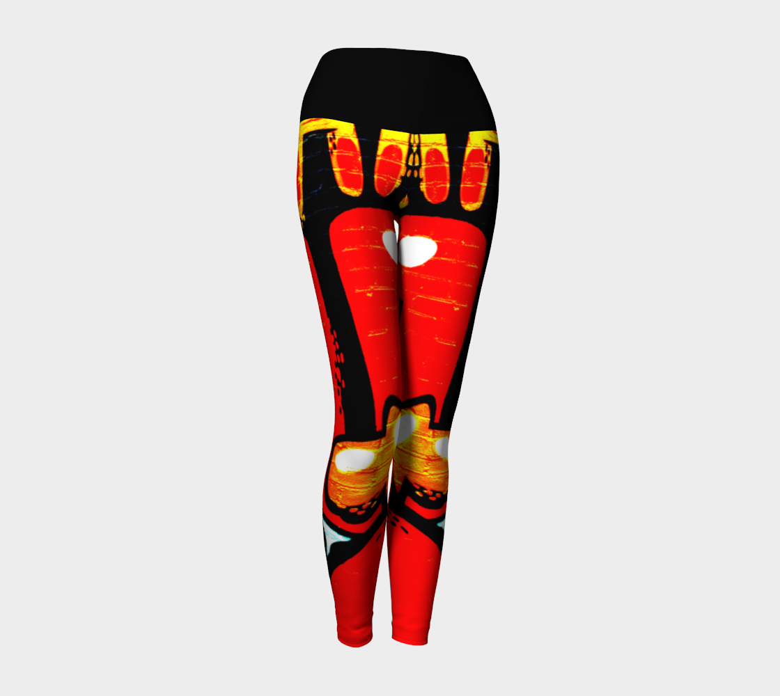 Graffiti 19 Yoga Leggings preview #1