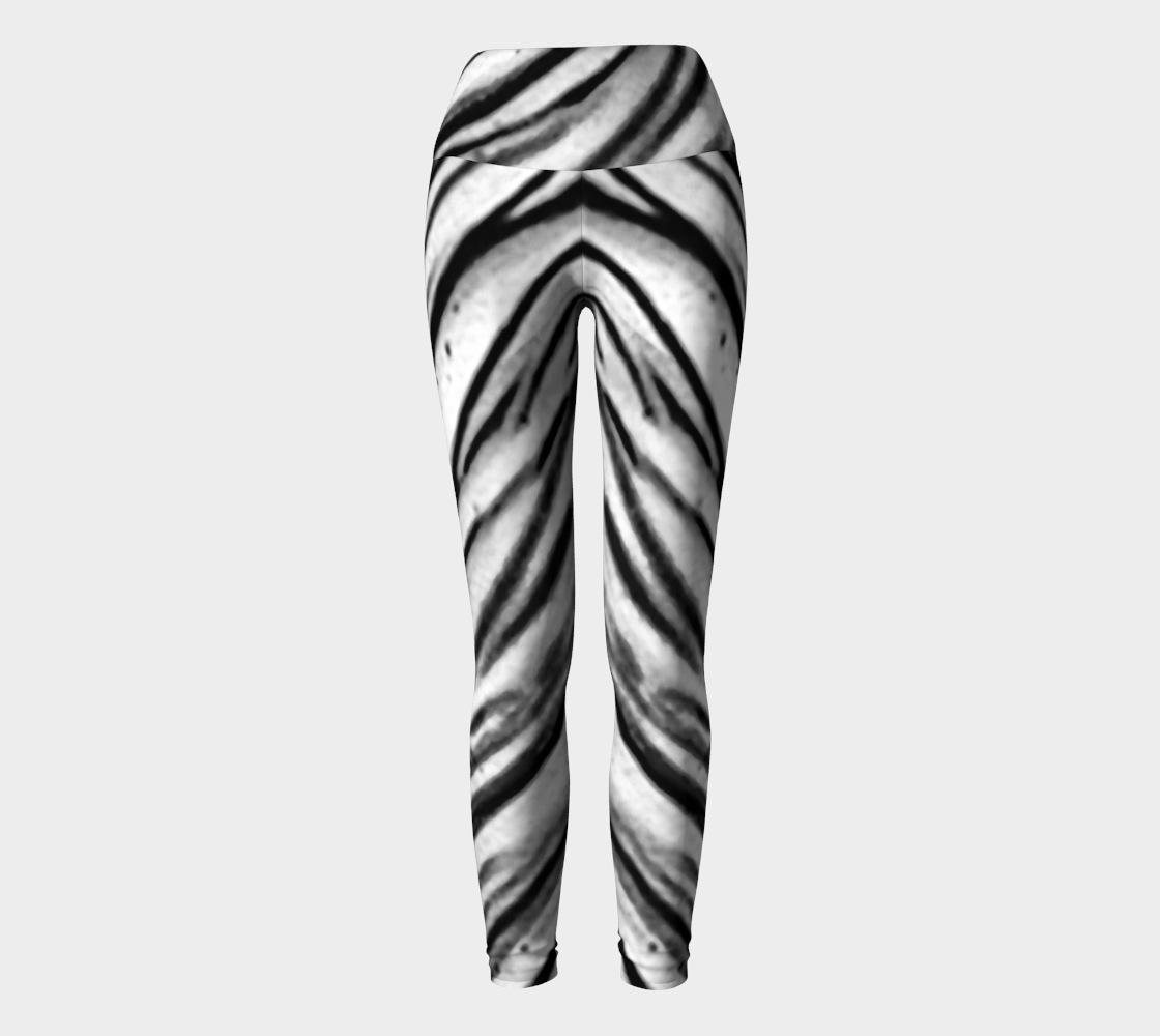 Aperçu de White and Black Modern Zebra Print