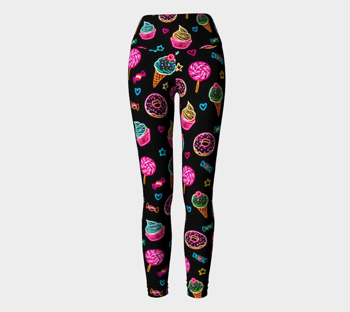 Neon Candy Yoga Leggings  preview