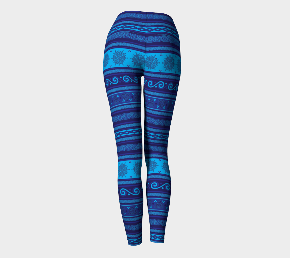 Celtic Knot Fair Isle in Blues preview #4