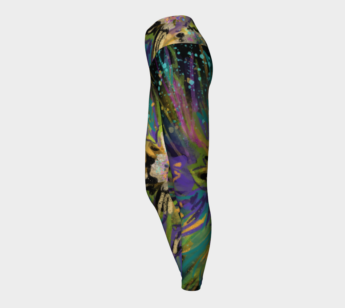 Pantalon de yoga, Fleurs de joie preview #3