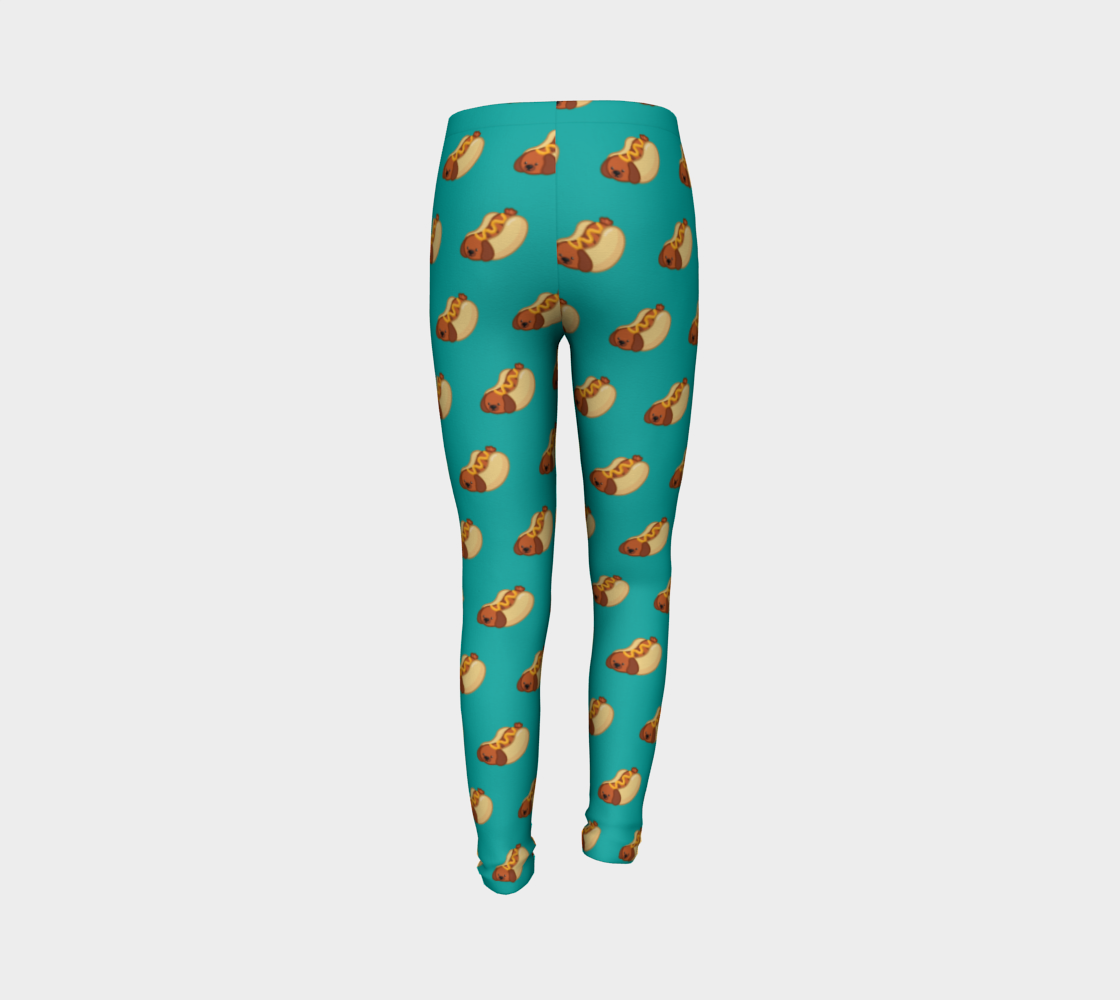 Hot Dog Kids Leggings preview #7