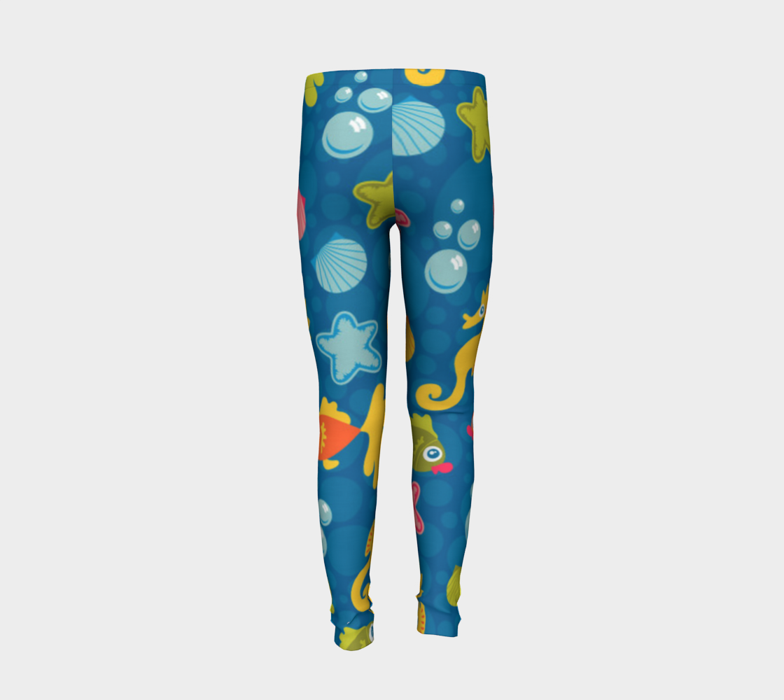 Sea Life Kid Leggings preview #6