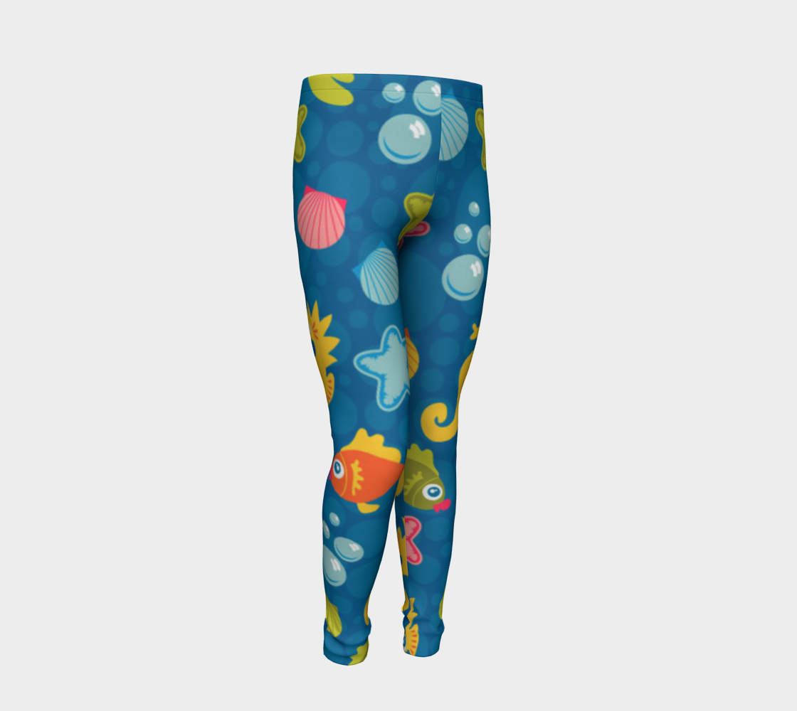 Sea Life Kid Leggings preview #2