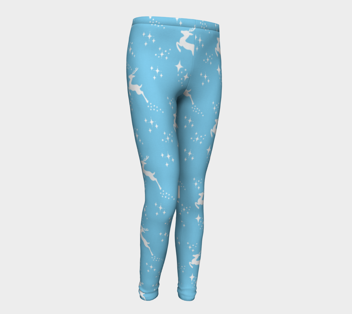 Aperçu de Let it snow, Deer Youth Leggings #1
