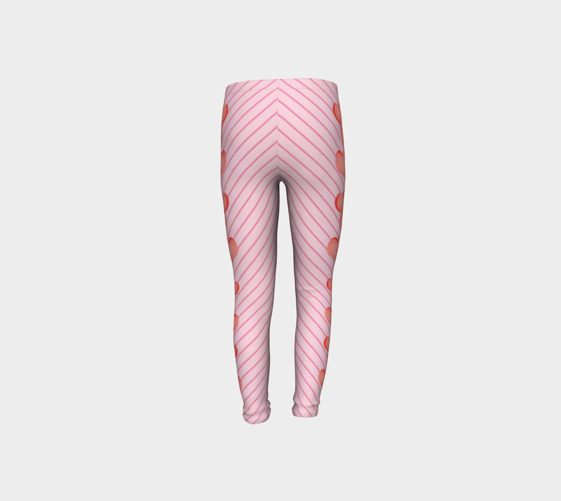 Aperçu de Hearts and Diagonal Stripes, Shades of Pink #8