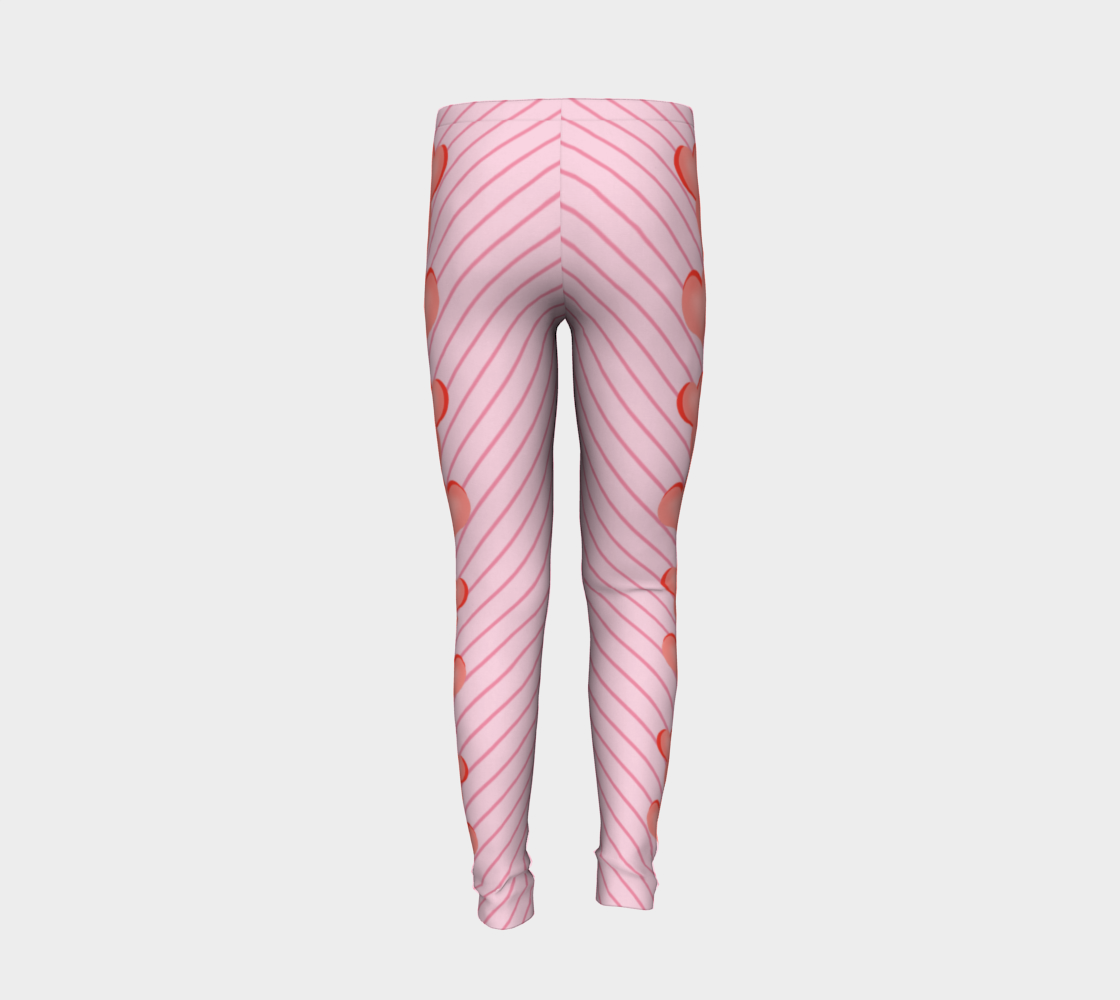 Aperçu de Hearts and Diagonal Stripes, Shades of Pink #6