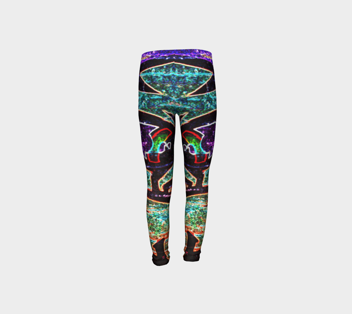 Graffiti 7 Youth Leggings preview #8