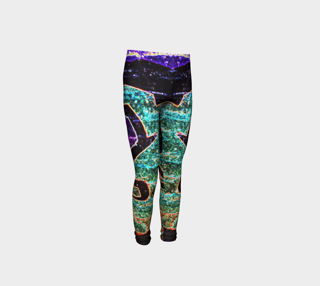 Graffiti 7 Youth Leggings preview #4