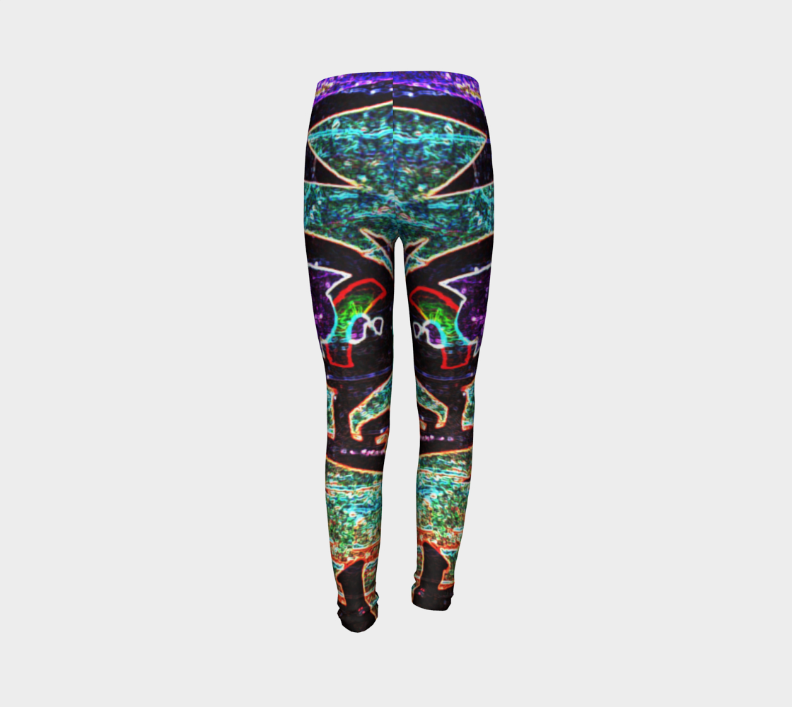 Graffiti 7 Youth Leggings preview #7