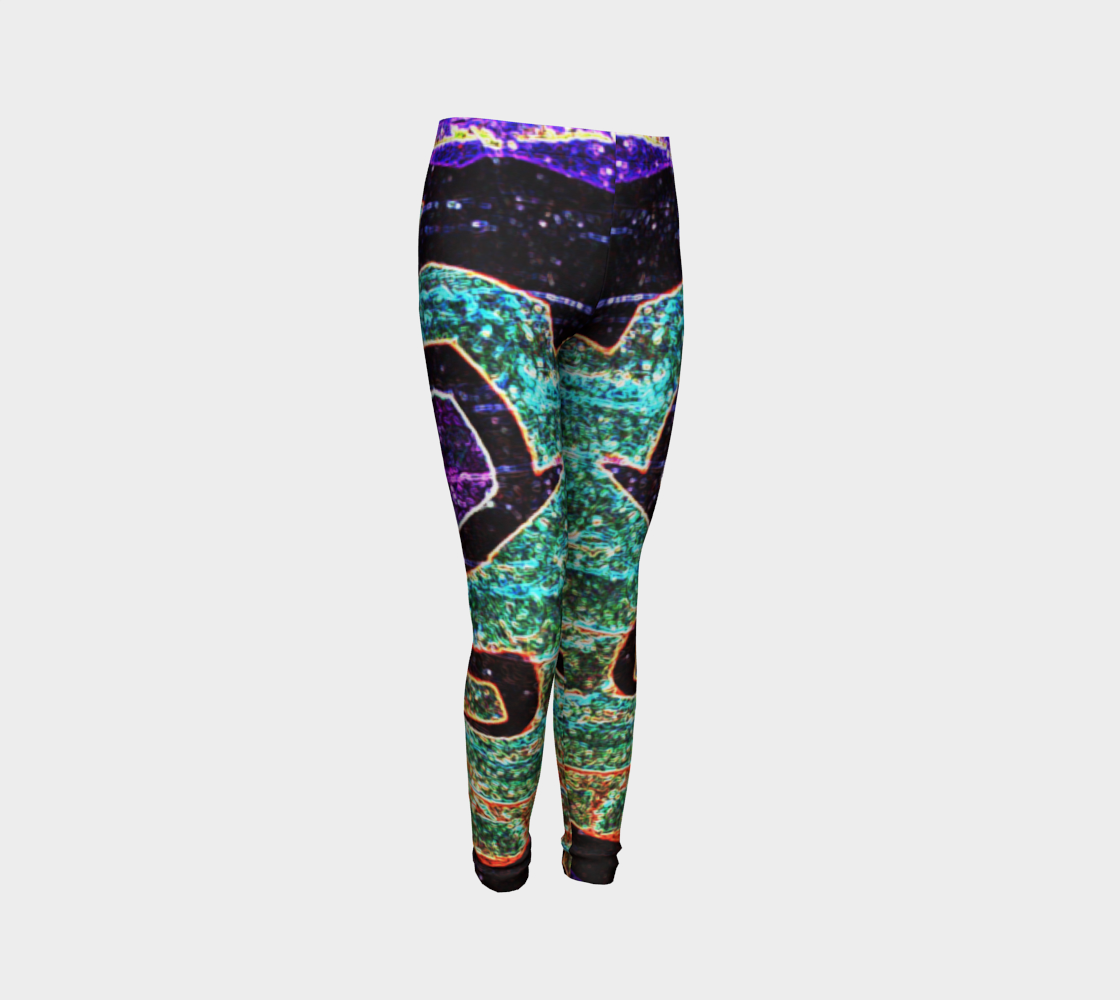 Graffiti 7 Youth Leggings preview #3