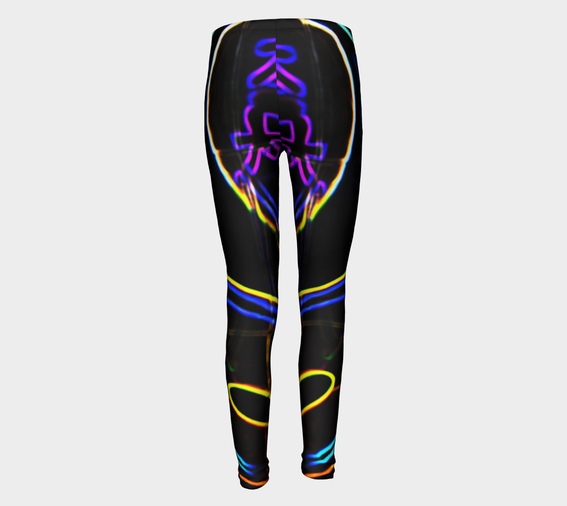 Graffiti 10 Youth Leggings preview #5